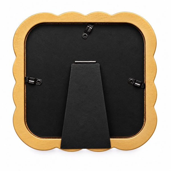 4x4" Gold Wavy Photo Frame | Square