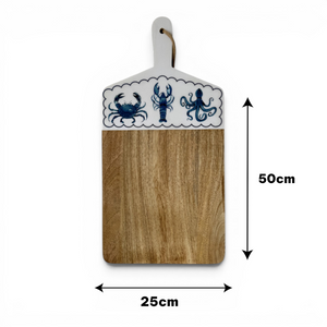 Seashore Serving Board | Mango Wood