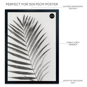 50x70cm Black Frame | Milano