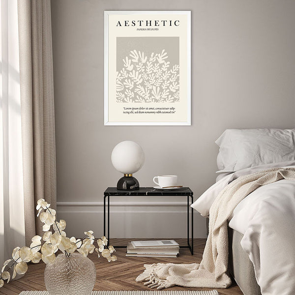 50x70cm White Frame | Milano