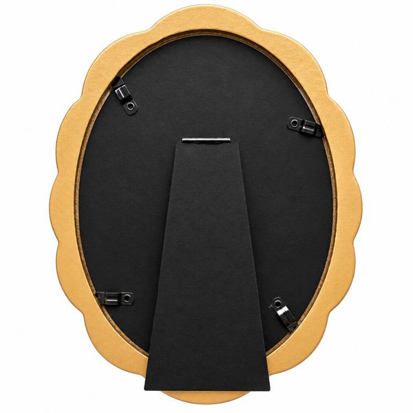 6x4" Gold Wavy Photo Frame |  Oval