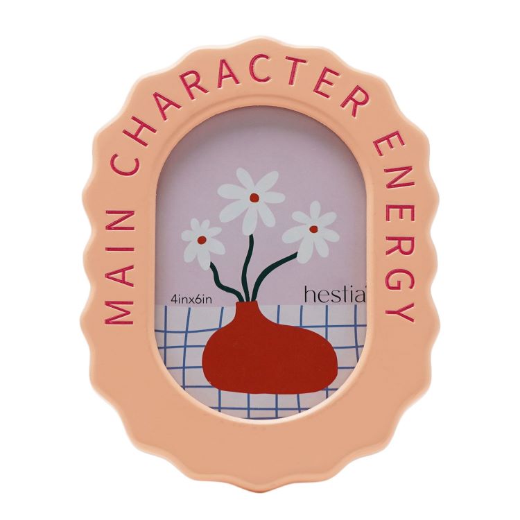 Main Character Energy Orange Frame | 6x4"