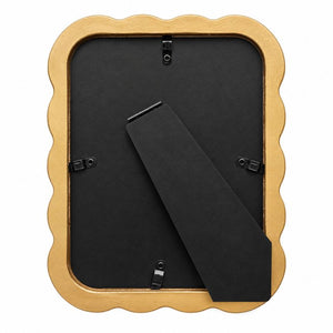 6x4" Gold Wavy Photo Frame |  Rectangle