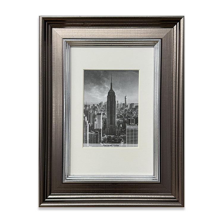 Everyday 6x4 Photo Frame With Mount | Geneva Gunmetal
