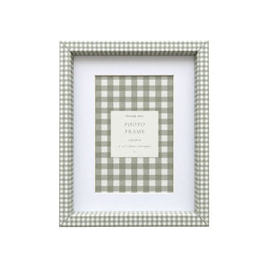 6x4" Photo Frame | Green Gingham