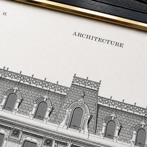 Framed 40x60cm Architecture Wall Art |  House