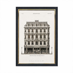 Framed 40x60cm Architecture Wall Art |  House