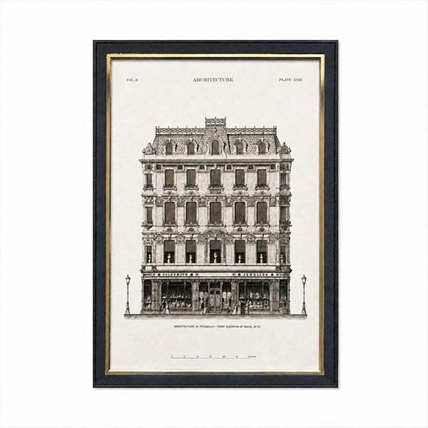 Framed 40x60cm Architecture Wall Art |  House