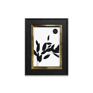 Black and Gold Photo Frame | 6x4"