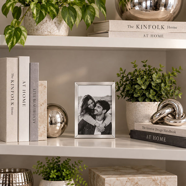 Silver Plated Fine Metal Photo Frame | Available in 4 Sizes
