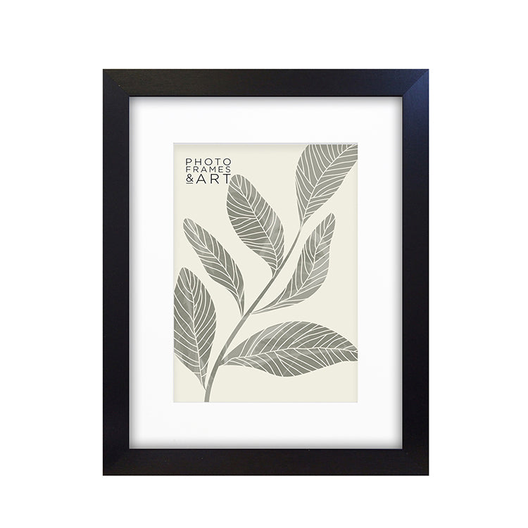 Everyday 14x11" Photo Frame With Mount | Milano Black