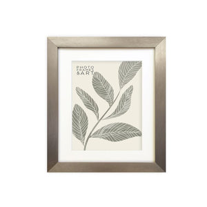 Everyday 12x10" Photo Frame With Mount | Milano Silver