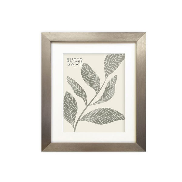 Everyday 12x10" Photo Frame With Mount | Milano Silver