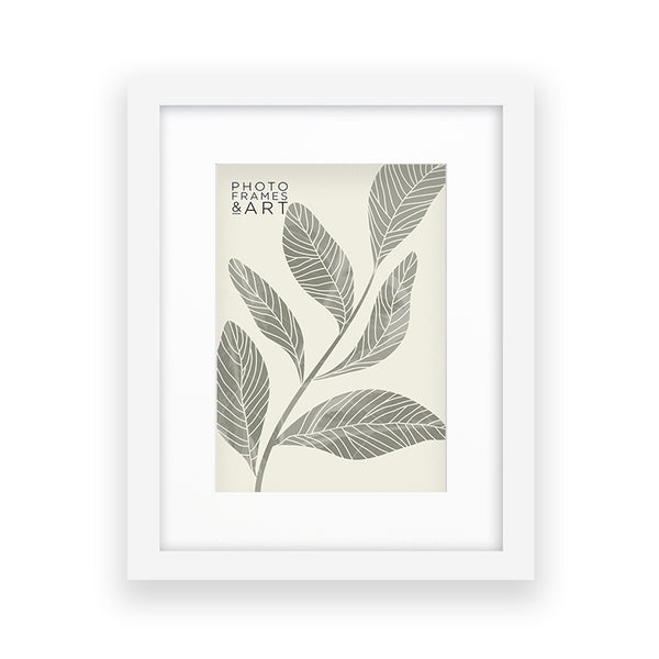 Everyday 14x11" Photo Frame With Mount | Milano White