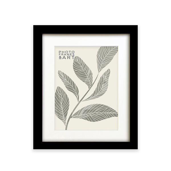 Everyday 12x10" Photo Frame With Mount | Milano Black