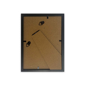 7x5" Black Photo Frame | With Mount for 6x4" Picture
