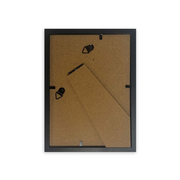 7x5" Black Photo Frame | With Mount for 6x4" Picture