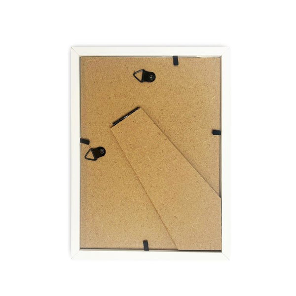 7x5" White Photo Frame | With Mount for 6x4" Picture