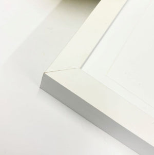 7x5" White Photo Frame | With Mount for 6x4" Picture