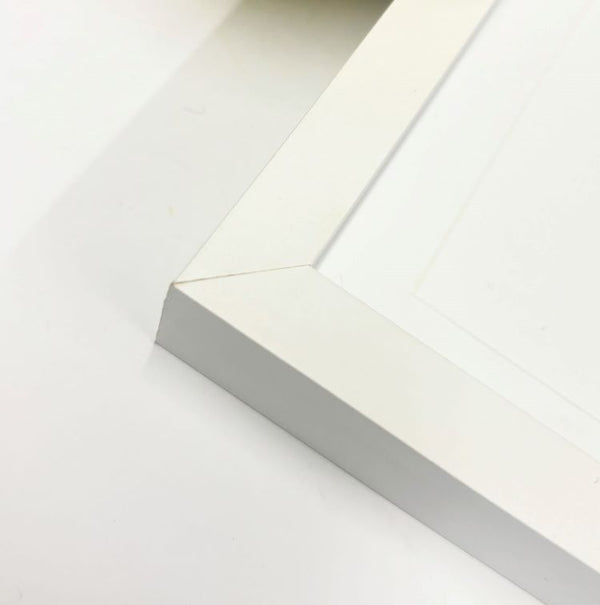 7x5" White Photo Frame | With Mount for 6x4" Picture