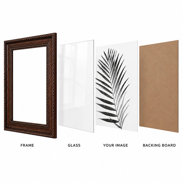10x8" Photo Frame | Tuscan Dark Wood Effect