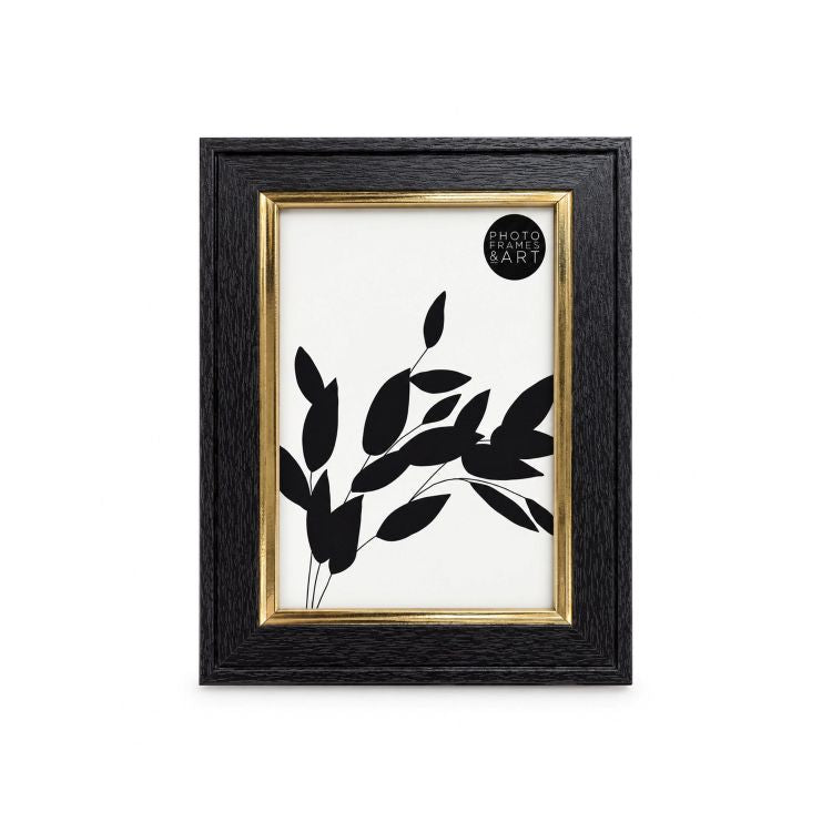 Black and Gold Photo Frame | 7x5"
