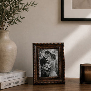 7x5" Photo Frame | Tuscan Dark Wood Effect