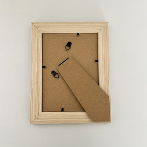 6x4" Layered Edge Photo Frame | Natural