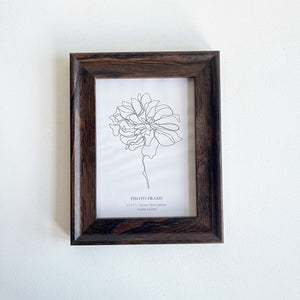 7x5 Photo Frame |  Dark Walnut Effect