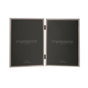 Silver Plated Fine Double Hinged Photo Frames | 7X5"