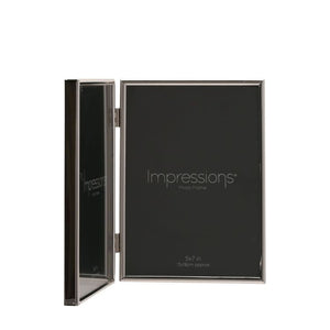 Silver Plated Fine Double Hinged Photo Frames | 7X5"