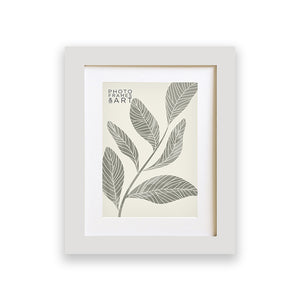 Everyday 9x7 Photo Frame With Mount | Milano White