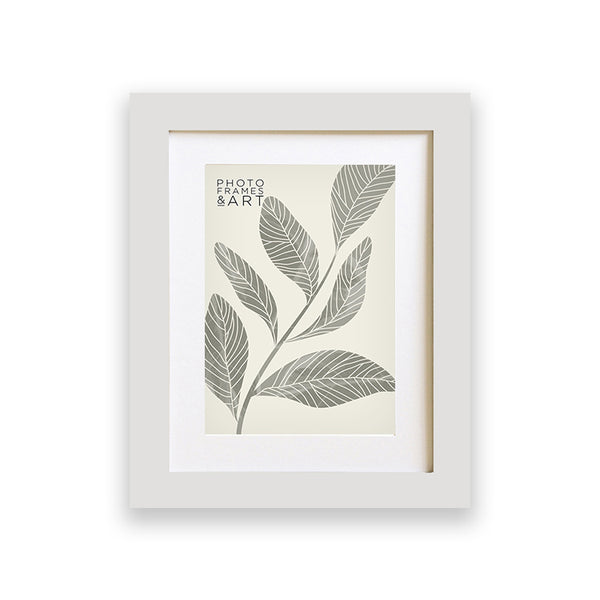 Everyday 9x7 Photo Frame With Mount | Milano White