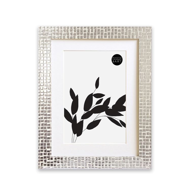 Everyday 9x7 Photo Frame With Mount | Henley Chrome