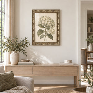 A2 Ornate Antique Frame | Champagne Silver