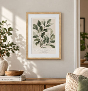 Natural Oak Effect A2 Picture Frame with A3 Mount | Kensington