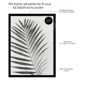 A2 Poster Frame No Mount | Oxford