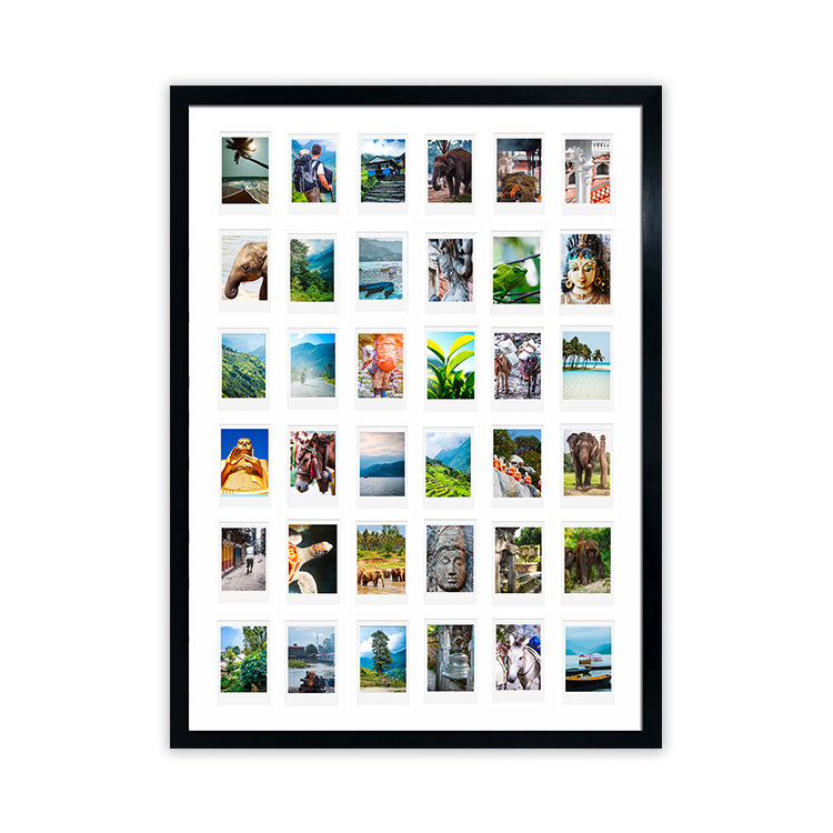 A2 Instax Mini Photo Frame x 36 | Oxford Black