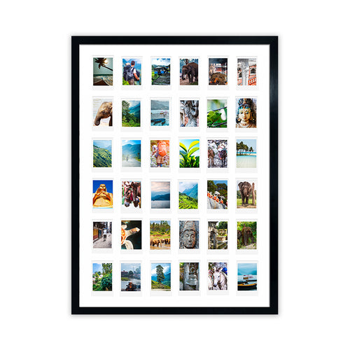 A2 Instax Mini Photo Frame x 36 | Oxford Black