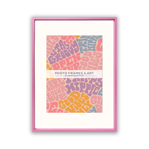 A2 Poster Frame for A3 Print With Mount | Colourful