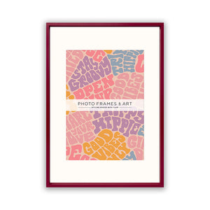 A2 Poster Frame for A3 Print With Mount | Colourful