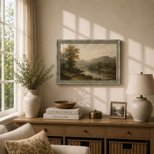 A2 Traditional Antique Style Photo Frame | Champagne Silver
