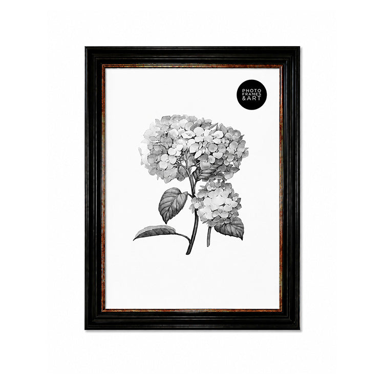A2 Shabby Chic Poster Frame | Vintage Black