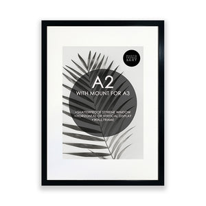 A2 Poster Frame for A3 Print With Mount | Oxford