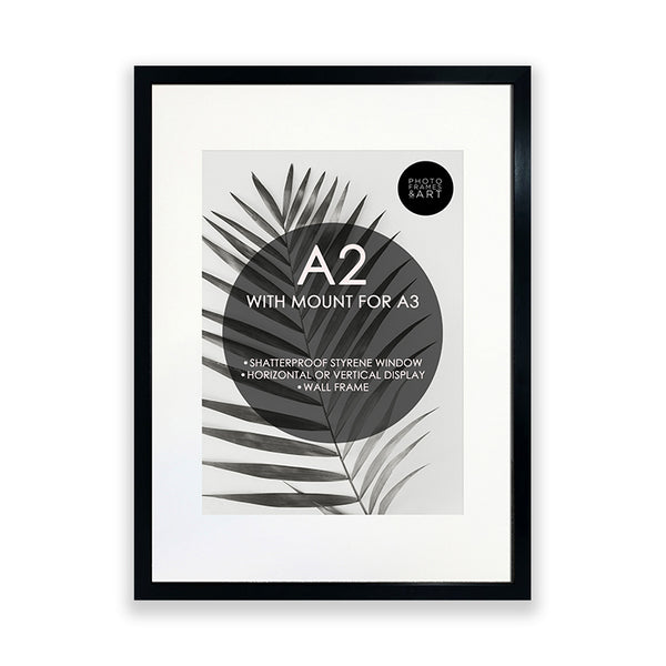 A2 Poster Frame for A3 Print With Mount | Oxford