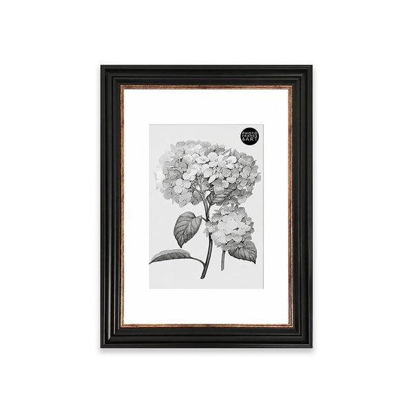 A3 Poster Frame For A4 Print With Mount | Vintage Black White Mount