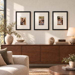 A3 Wood Frame for A5 Print With Mount | Hartland Black
