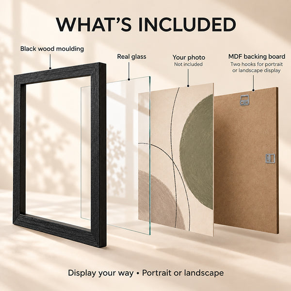 A3 Wood Frame | Hartland Black