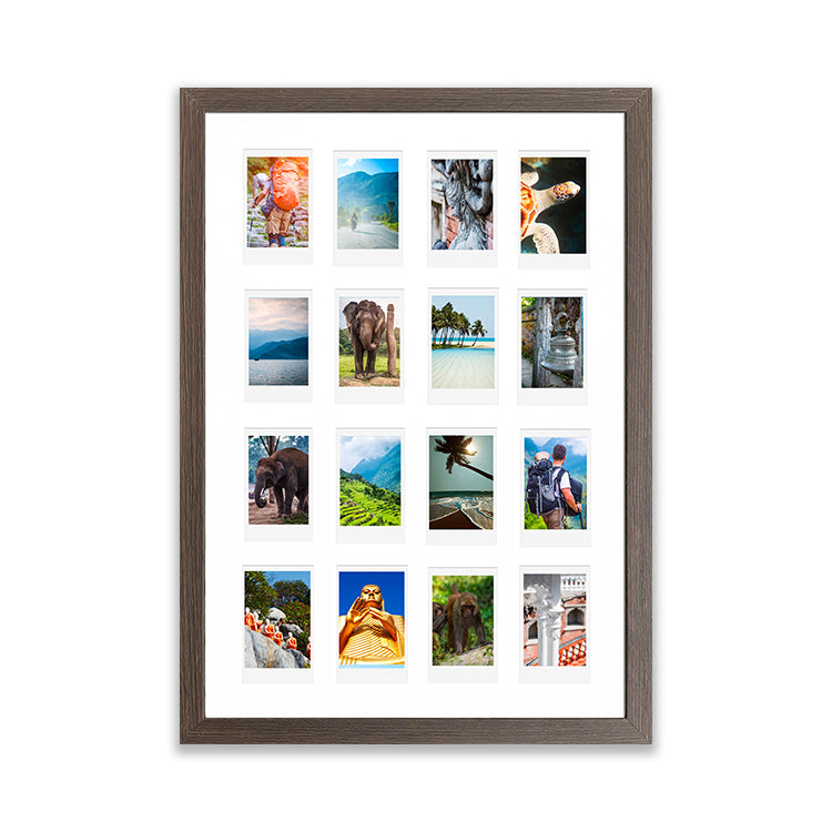 A3 Instax Mini Wooden Photo Frame | Hartland Washed Walnut