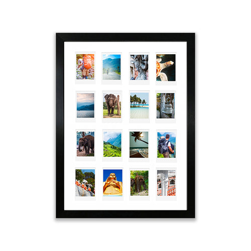 A3 Instax Mini Photo Frame x 16 | Oxford Black